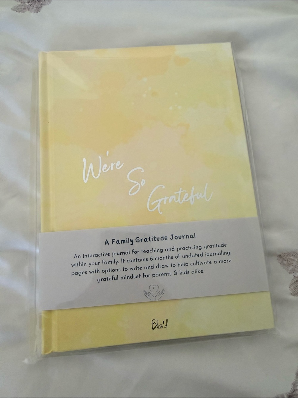 We're So Grateful Yellow Family Gratitude Journal